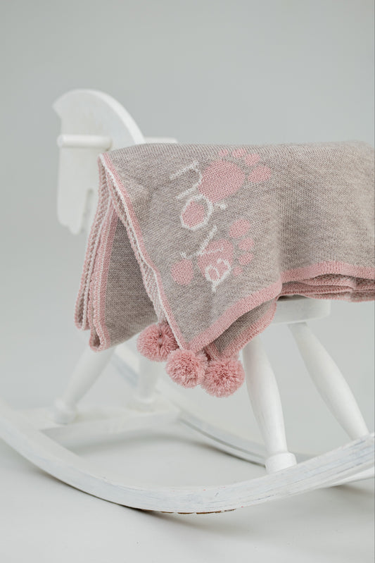 PERSONALIZUOTAS VARDINIS PLEDAS MERGAITĖMS | RUDA SPALVA