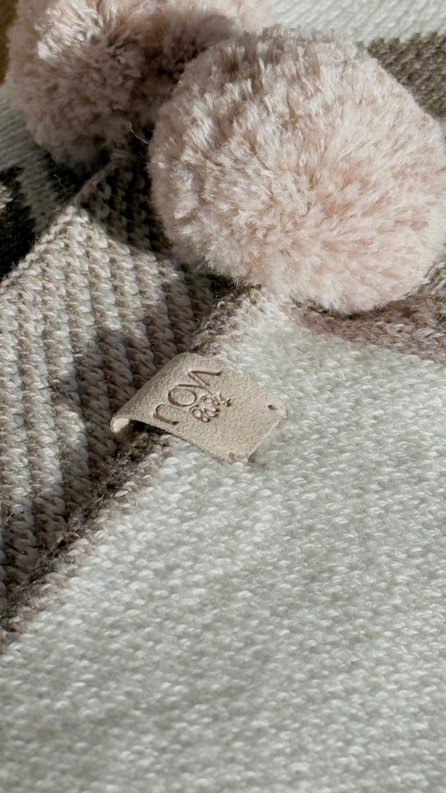 PERSONALIZUOTAS DRAMBLIUKŲ PLEDAS | KREMINĖ SPALVA