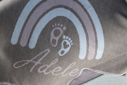 PERSONALIZUOTAS VAIVORYKŠTĖS PLEDAS MERGAITĖMS | RUDA SPALVA