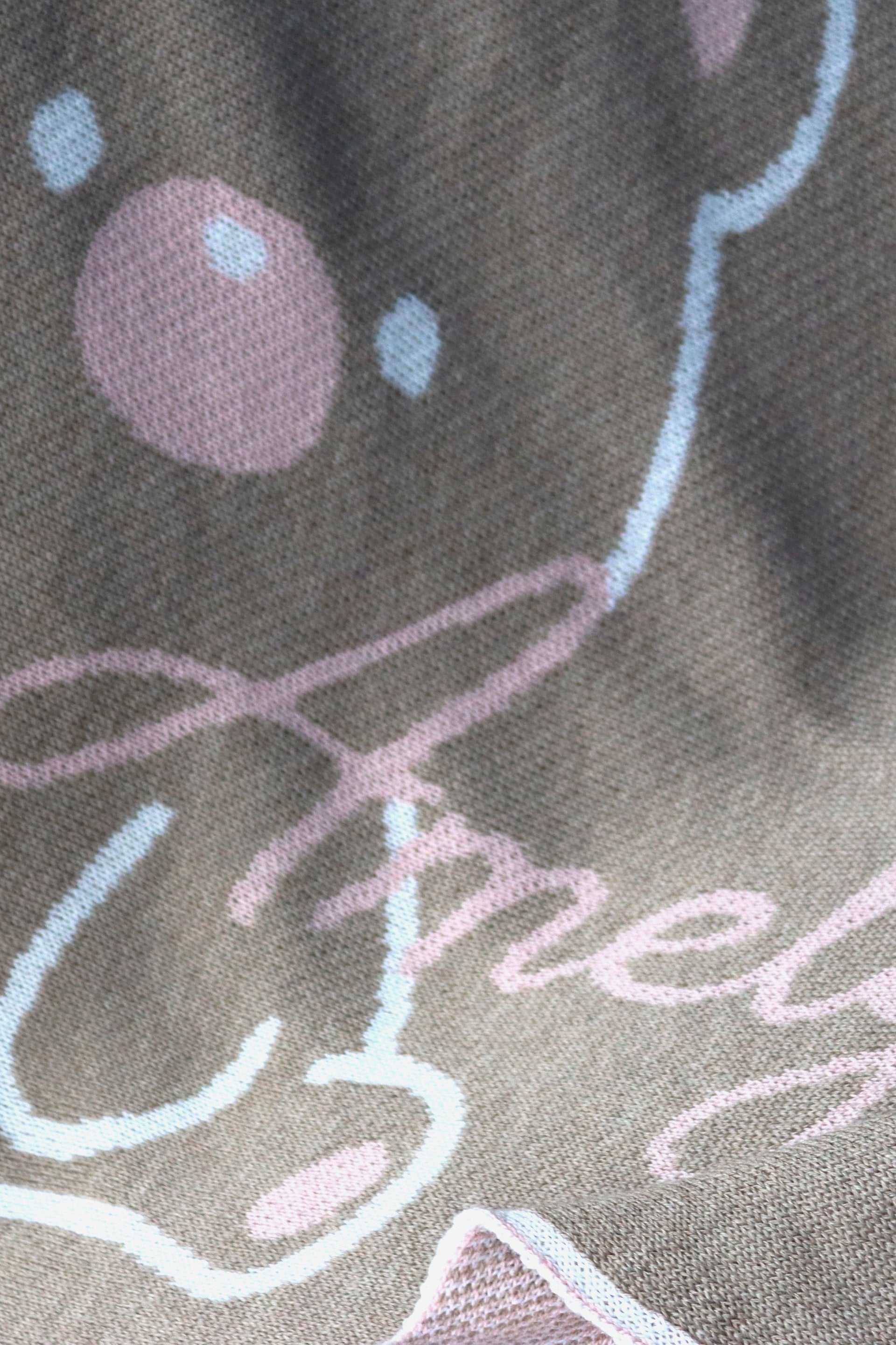 PERSONALIZED TEDDY BLANKET FOR GIRLS | BROWN