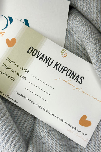 ELEKTRONINIS DOVANŲ KUPONAS