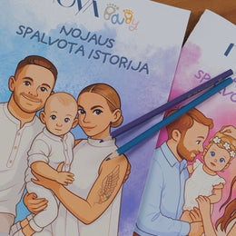 PERSONALIZUOTA SPALVINIMO KNYGUTĖ