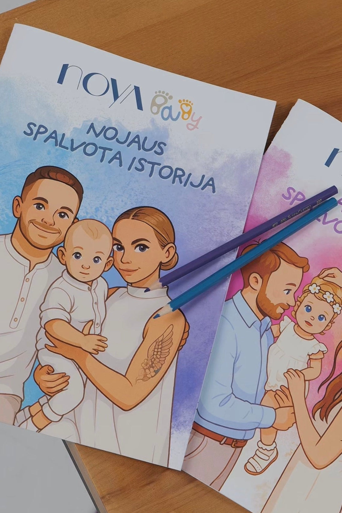 PERSONALIZUOTA SPALVINIMO KNYGUTĖ