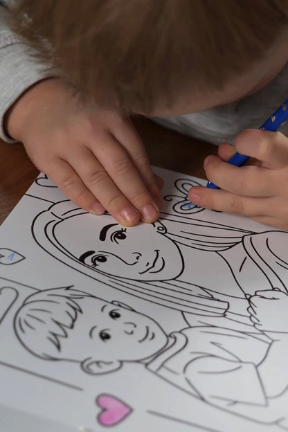 PERSONALIZUOTA SPALVINIMO KNYGUTĖ