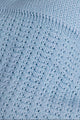 MERINO WOOL BLANKET BABY BLUE