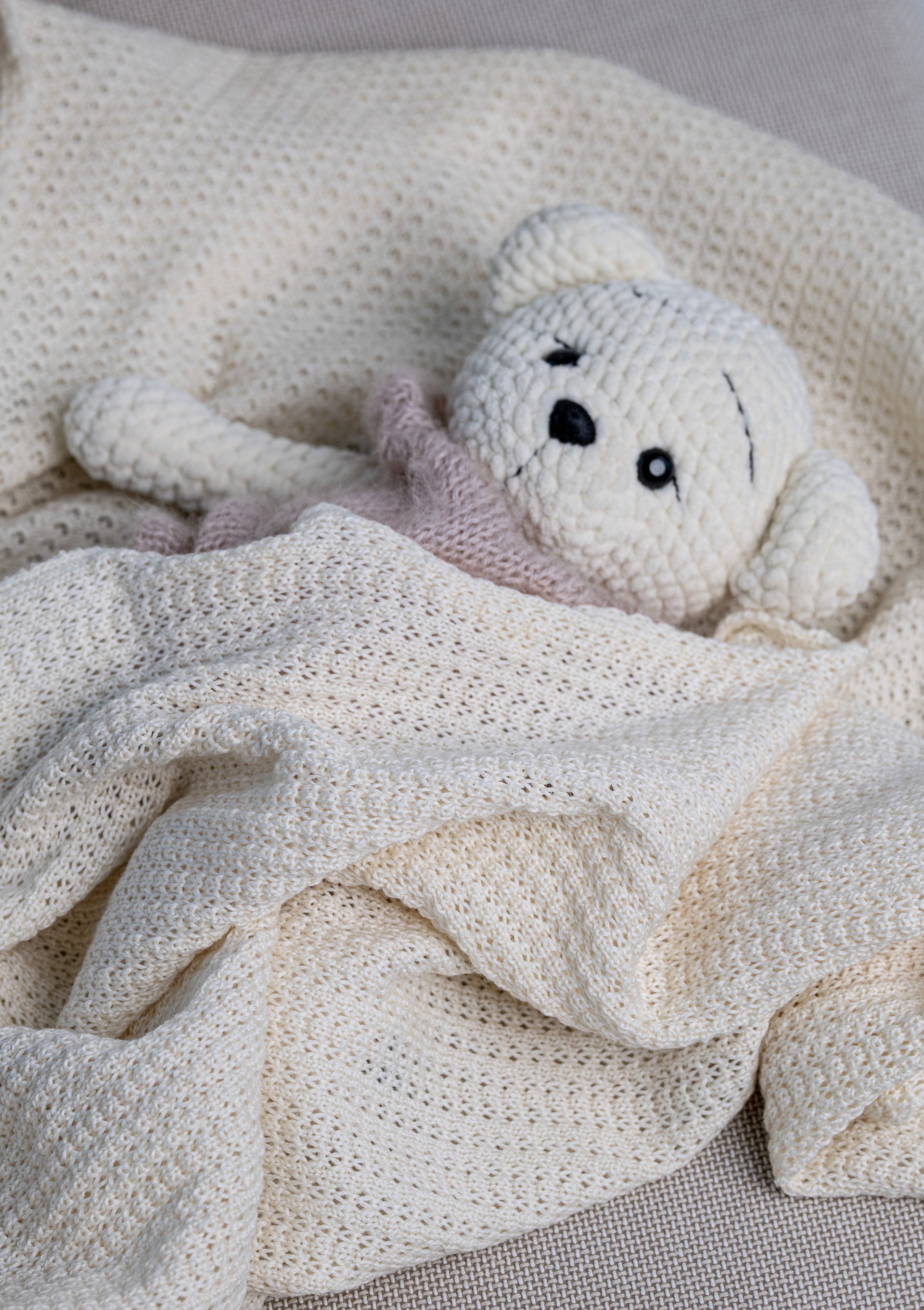 MERINO WOOL BLANKET MILKY WHITE