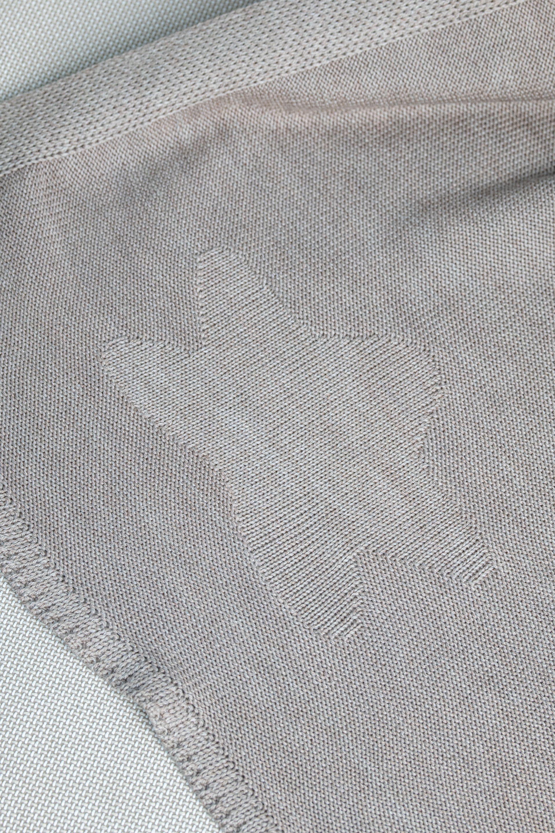 STAR MERINO WOOL BLANKET BROWN