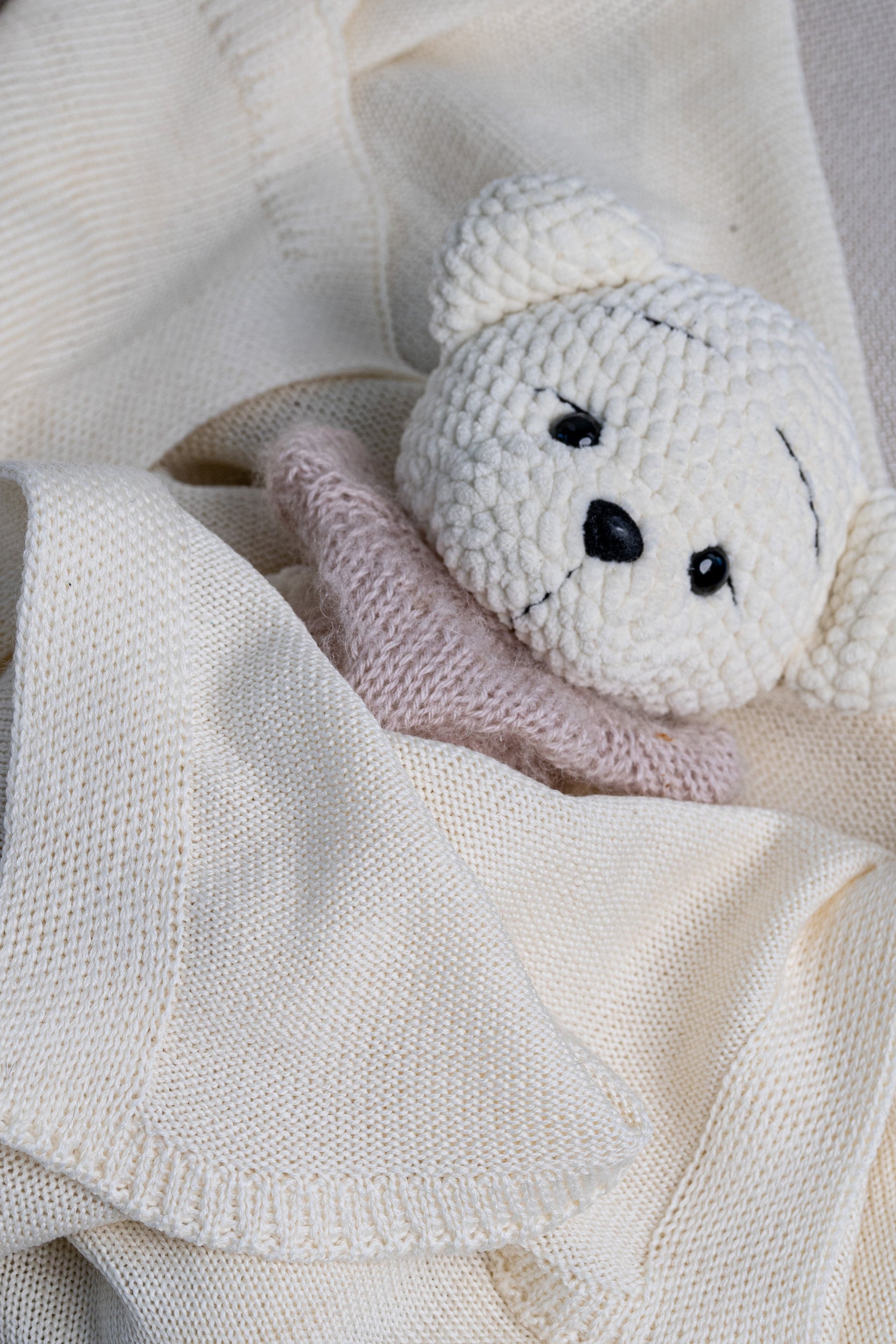 STAR MERINO WOOL BLANKET MILKY WHITE