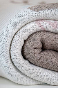 PERSONALIZED TEDDY BLANKET FOR BOYS | BROWN