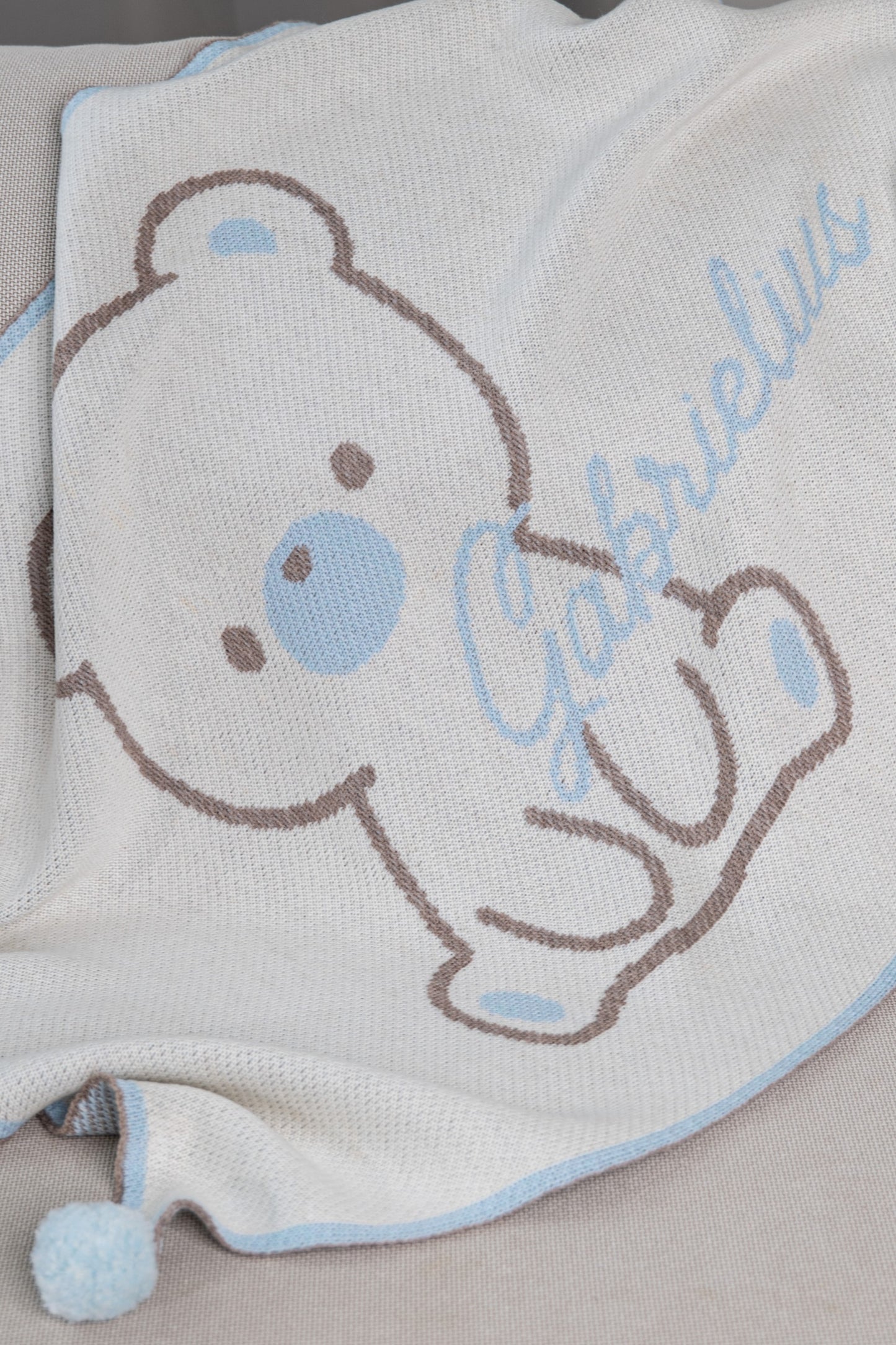 PERSONALIZUOTAS TEDDY PLEDAS BERNIUKAMS | BALTA SPALVA