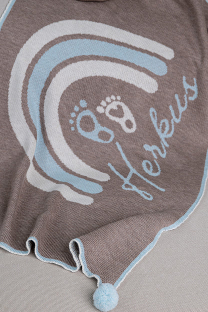 PERSONALIZUOTAS VAIVORYKŠTĖS PLEDAS BERNIUKAMS | RUDA SPALVA