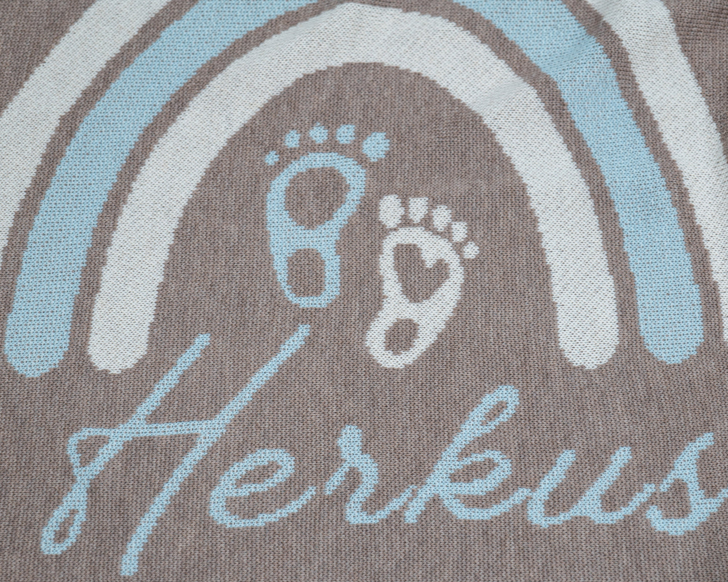 PERSONALIZUOTAS VAIVORYKŠTĖS PLEDAS BERNIUKAMS | RUDA SPALVA