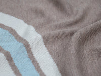PERSONALIZED RAINBOW BLANKET FOR BOYS | BROWN