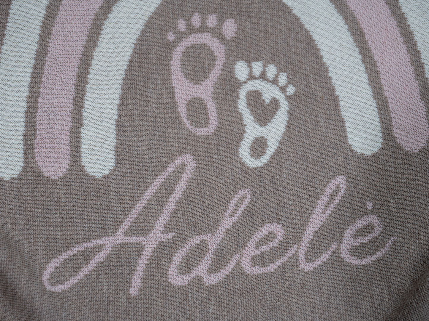 PERSONALIZUOTAS VAIVORYKŠTĖS PLEDAS MERGAITĖMS | RUDA SPALVA