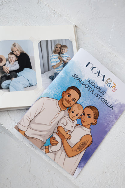 PERSONALIZUOTA SPALVINIMO KNYGUTĖ