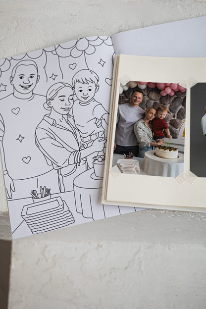 PERSONALIZUOTA SPALVINIMO KNYGUTĖ