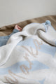 PERSONALIZED NAME BLANKET FOR BOYS | WHITE