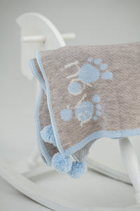 PERSONALIZED NAME BLANKET FOR BOYS | BROWN