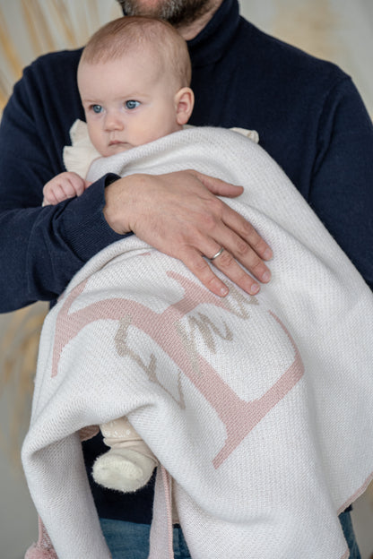 PERSONALIZUOTAS VARDINIS PLEDAS MERGAITĖMS | BALTA SPALVA