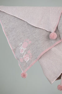 PERSONALIZED NAME BLANKET FOR GIRLS | BROWN