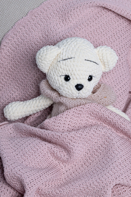 MERINO WOOL BLANKET PINK